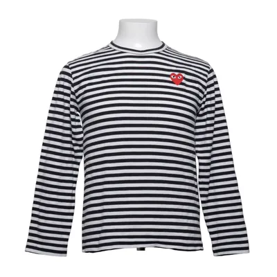 Långärmad t-shirt (Svart, Vit) från Comme des Garçons PLAY Bomull