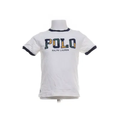T-shirt (Hvid, Blå) fra Polo Ralph Lauren Bomuld