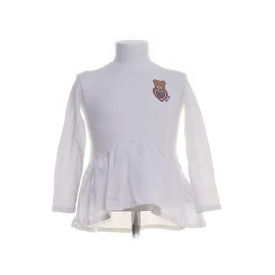Kjole (Hvid, Flerfarvet) fra Moschino Kid Bomuld, Elastan