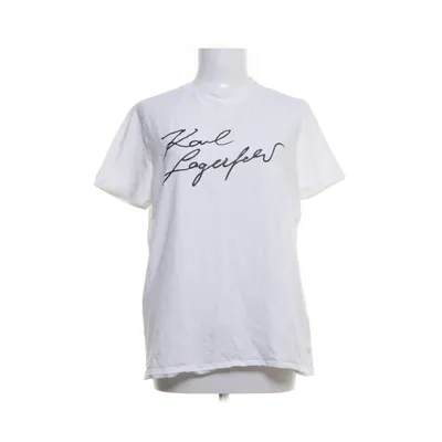 T-shirt (Hvid) fra Karl Lagerfeld Bomuld, Elastan