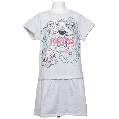 Jurk (Grijs, Meerkleurig) van Kenzo Kids Katoen, Polyester