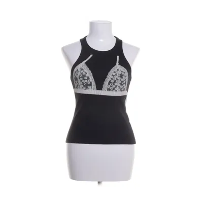 Tank Top (Black) from MSGM Cotton, Elastane