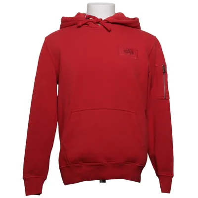 Capuchon sweater (Rood) van Alpha Industries Katoen, Polyester