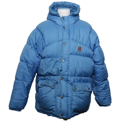 Down coat (Blue) from Fjällräven Down, Feather, Polyamide, Polyester