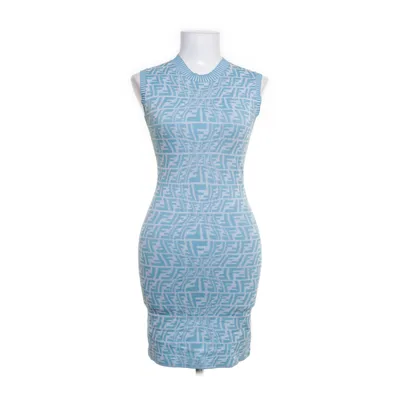 Jurk (Blauw, Wit) van Fendi Viscose