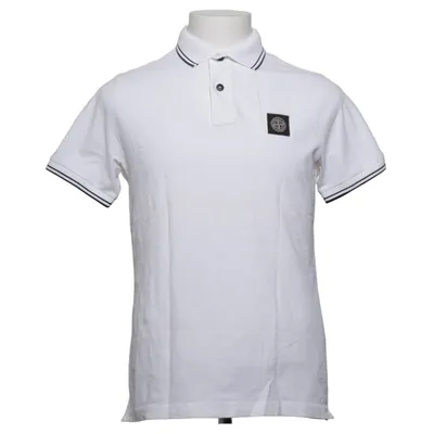 Pikétröja (Vit) från Stone Island Bomull, Elastan