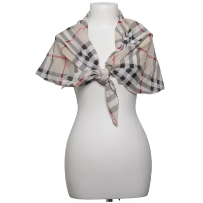 Scarf (Beige, Black, Red) from Burberry Brit Cotton