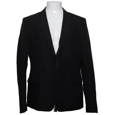 Blazer (Black) from Versace Collection Cotton, Polyamide, Viscose