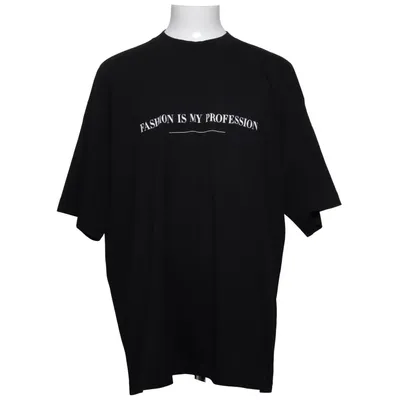 T-shirt (Zwart) van Vetements Katoen, Elastaan