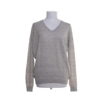 Pullover (Grå, Guldfärgad) från Brunello Cucinelli Linne, Polyamid, Polyester