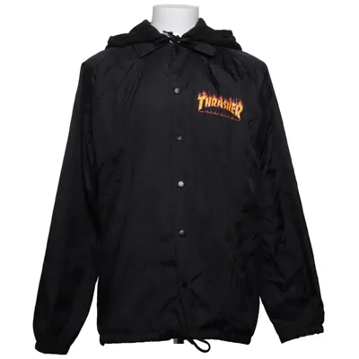 Jacket (Black) from Thrasher Polyamide, Polyester