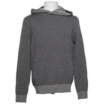 Huvtröja (Svart, Vit) från Emporio Armani Ull
