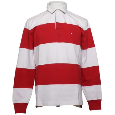 Rugby shirt (Rood, Wit) van Tommy Hilfiger Katoen