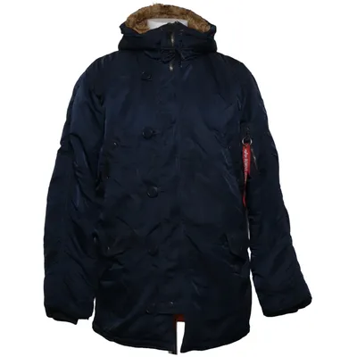 Parka (Blå) fra Alpha Industries Akryl, Nylon, Polyester