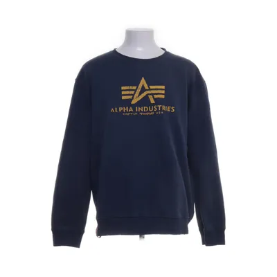 Sweatshirt (Blauw) van Alpha Industries Katoen, Polyester