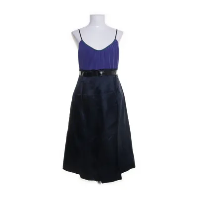 Klänning (Blå, Svart) från Vera Wang Elastan, Polyester, Silke