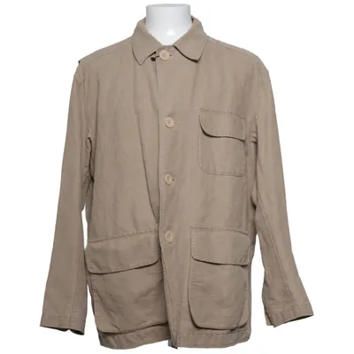 Överskjorta (Beige) från Giorgio Armani Bomull, Linne, Polyuretan