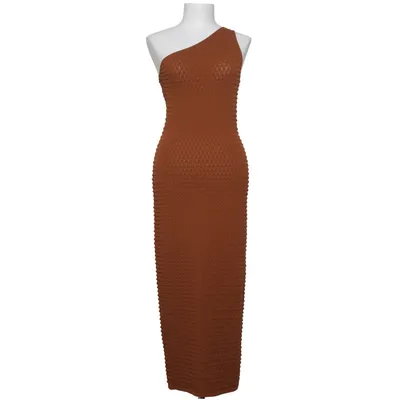 Långklänning (Brun) från Helmut Lang Polyester, Viskos