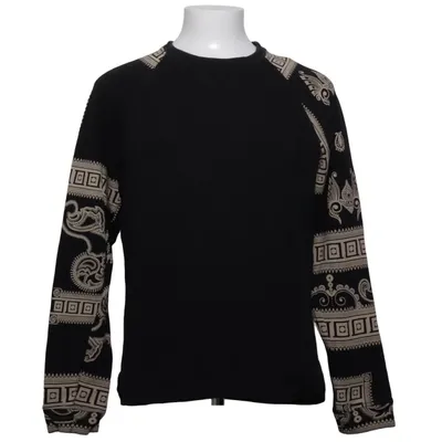 Collegetröja (Svart, Beige) från Versace Collection Bomull