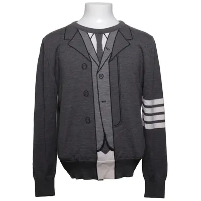 Trui (Grijs, Wit) van Thom Browne Wol