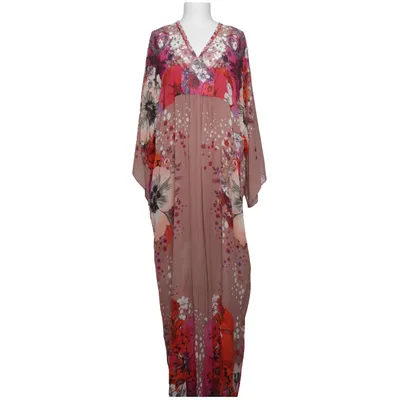 Långklänning (Beige, Flerfärgad) från Roberto Cavalli Silke