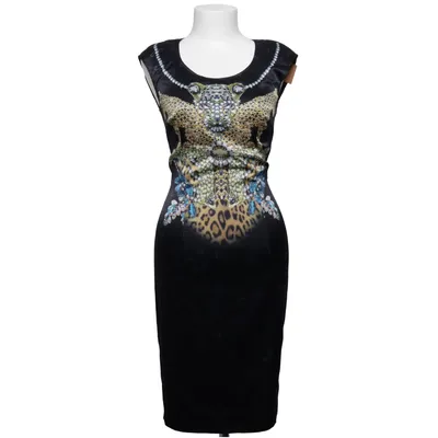 Jurk (Zwart, Meerkleurig) van Cavalli Class Elastaan, Polyester