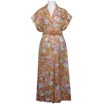 Jumpsuit (Bruin, Meerkleurig) van Zimmermann Linnen