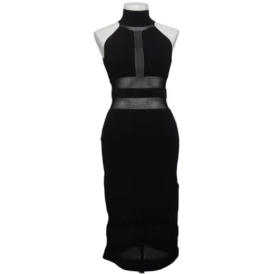 Kleid (Schwarz) von Herve Leger Baumwolle, Elasthan, Polyamid