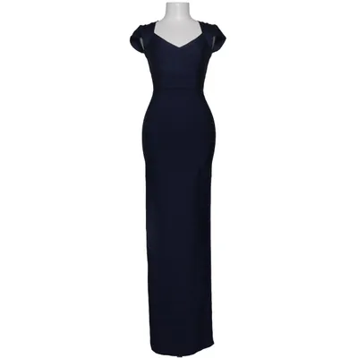 Robe longue (Bleu) de Herve Leger Élasthane, Polyamide, Viscose