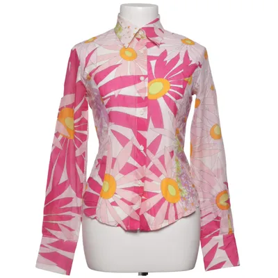 Skjorte (Pink, Flerfarvet) fra Versace Jeans Couture Bomuld, Silke
