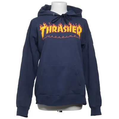 Hoodie (Blue) from Thrasher Cotton, Polyester