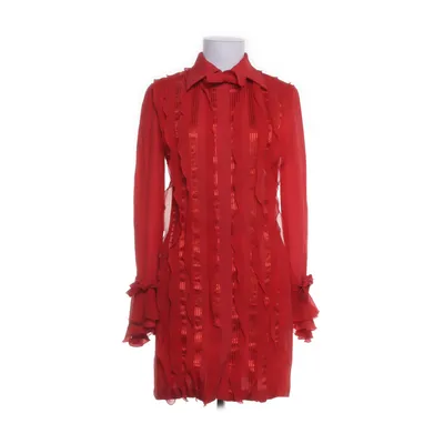 Robe chemise (Rouge) de Gianni Versace Couture Soie