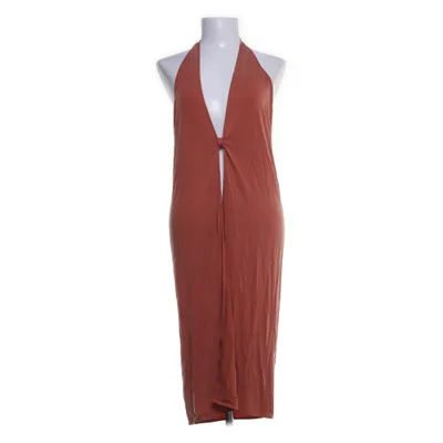 Halterneck-kjole (Brun) fra Jacquemus Elastan, Cupro
