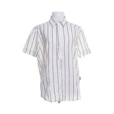 Pikétröja (Vit, Brun) från Versace Jeans Couture Bomull, Polyester