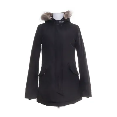 Down coat (Black) from Woolrich Down, Feather, Fur