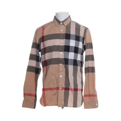 Skjorta (Beige, Flerfärgad) från Burberry Bomull, Elastan
