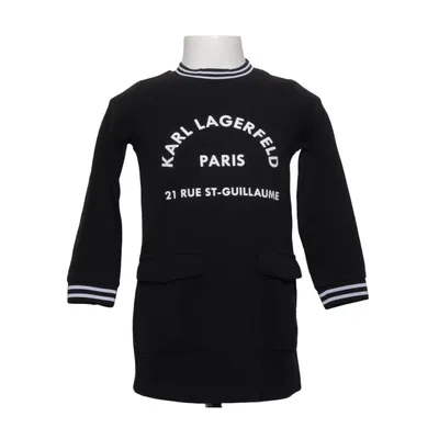 Klänning (Svart, Flerfärgad) från Karl Lagerfeld Kids Bomull, Elastan, Polyester