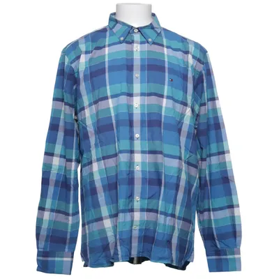 Overhemd (Blauw, Groen, Wit) van Tommy Hilfiger Katoen