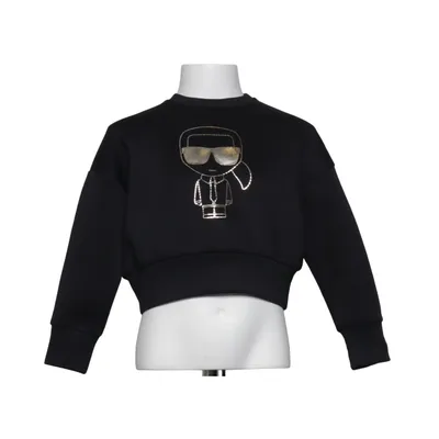 Collegetröja (Svart) från Karl Lagerfeld Kids Elastan, Polyester, Viskos