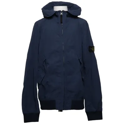Jacket (Blue) from Stone Island Junior Cotton, Polyamide