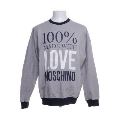 Collegetröja (Grå) från Love Moschino Bomull, Elastan