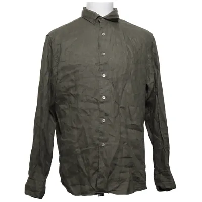 Hemd (Grün) von Uniqlo Leinen