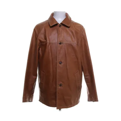 Läderjacka (Brun) från Tommy Hilfiger Polyester, Bomull, Acetat, Skinn