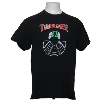 T-shirt (Schwarz) von Thrasher Baumwolle