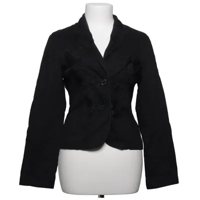 Blazer (Schwarz) von Miss H. Baumwolle, Elasthan