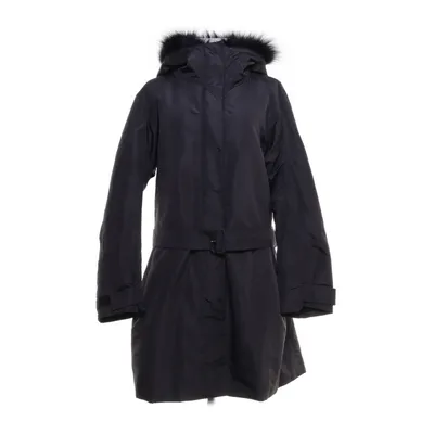 Vinterkappa (Grå) från Prada Polyester, Silke, Rävpäls