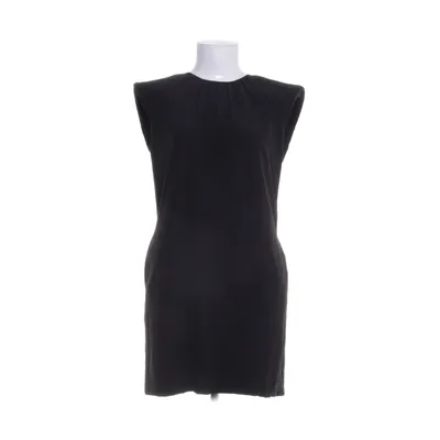 Robe (Noir) de Versace Acétate, Cuir, Soie