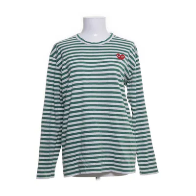 Langærmet t-shirt (Grøn, Hvid) fra Comme des Garçons PLAY