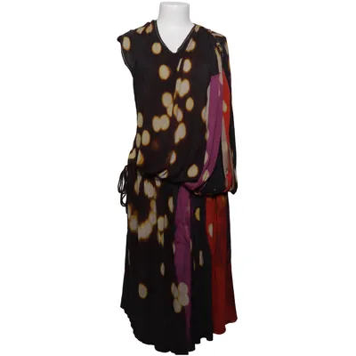 Robe (Noir, Multicolore) de Lanvin Viscose