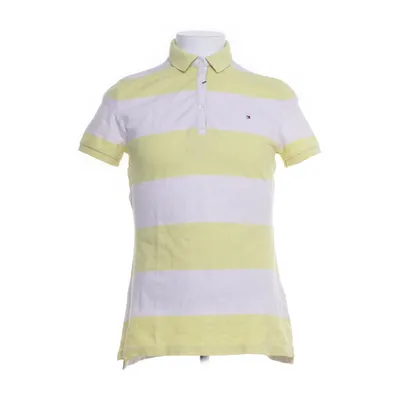 Pikétröja (Vit, Gul) från Tommy Hilfiger Bomull, Elastan